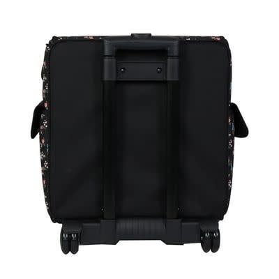 Everything Mary Valise de rangement Everything Mary XL à motif floral noir