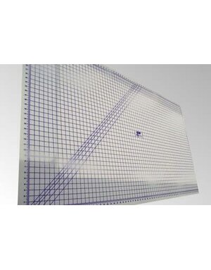 Quilter's Rule Tapis translucide MegaMat 40 po x 72 po dimensionde la grille imprimée : 36" x 68".