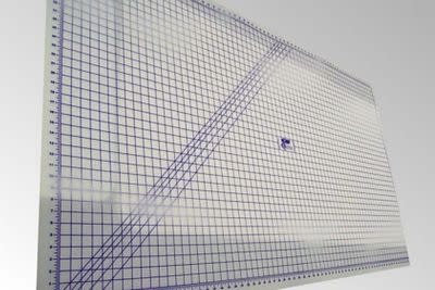 Quilter's Rule Tapis translucide MegaMat 40 po x 72 po dimensionde la grille imprimée : 36" x 68".