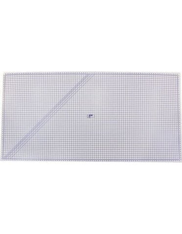 Quilter's Rule Tapis translucide MegaMat 48 po x 96 po Dimensions de la grille imprimée : 44 po x 92 po.