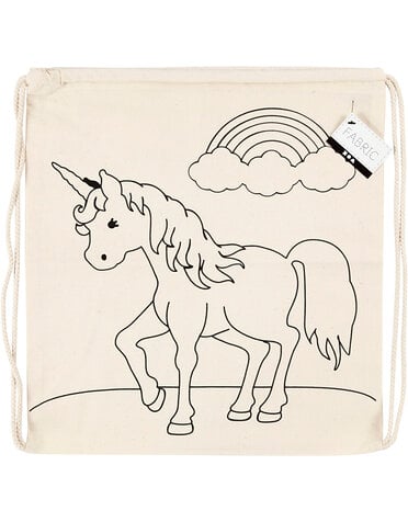 Creativ CREATIV COMPANY Gym bag 37cm x 41cm (14.56in x 16.14in) - Unicorn