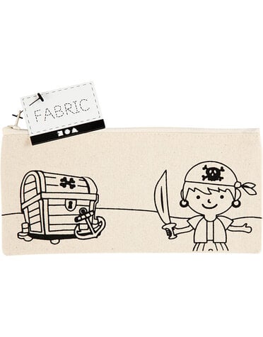 Creativ CREATIV COMPANY Étui à crayons 21cm x 9cm (8,26po x 3,54po) – pirates