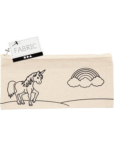 Creativ CREATIV COMPANY Pencil case 21cm x 9cm (8.26in x 3.54in) - Unicorn