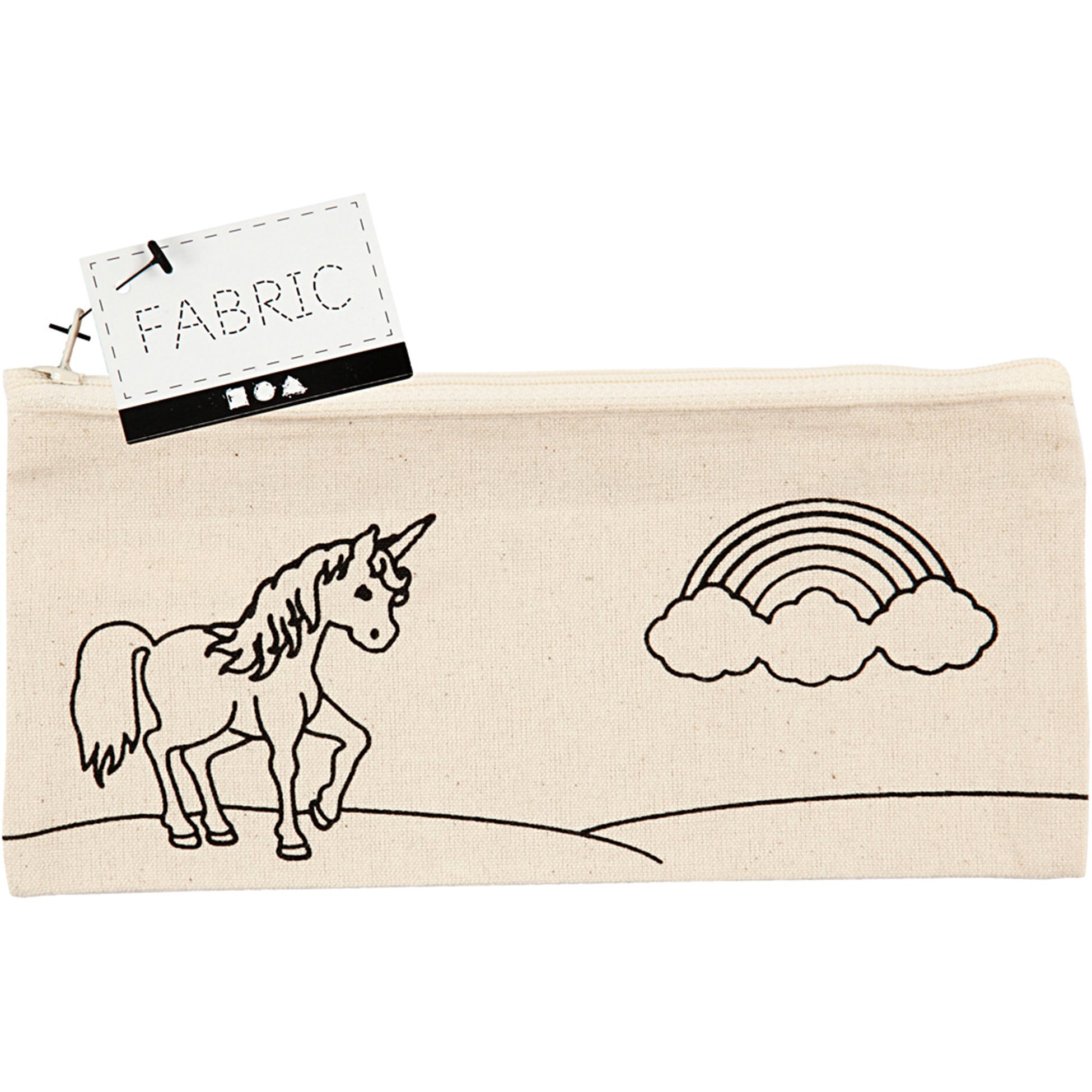 Creativ CREATIV COMPANY Pencil case 21cm x 9cm (8.26in x 3.54in) - Unicorn