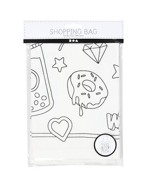 Creativ CREATIV COMPANY Tote bag 38cm x 42cm (14.96in x 16.5in) - white