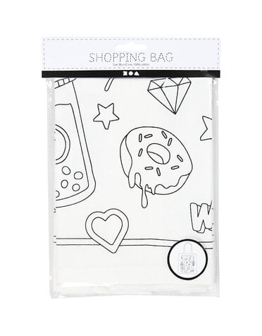 Creativ CREATIV COMPANY Sac fourre-tout 38cm x 42cm (14,96po x 16,5po) – blanc