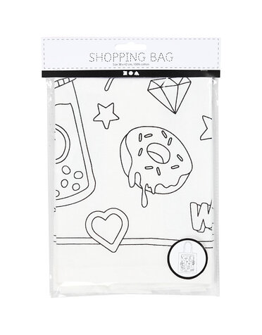 Creativ CREATIV COMPANY Tote bag 38cm x 42cm (14.96in x 16.5in) - white