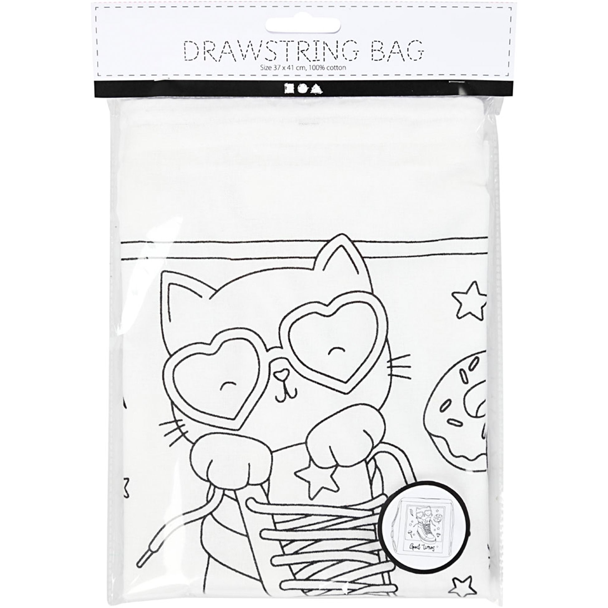 Creativ CREATIV COMPANY Sac de sport 37cm x 41cm (14,56po x 16,14po) – chat