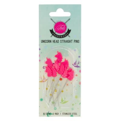 Tula Pink collection Tula Pink Unicorn Pins 10ct