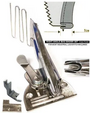 Industriel Pied bordeur pour double biais industriel, 1 1/8 po.