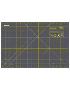 Olfa OLFA RM-CG-01/GRY - 12x18 Double-Sided Rotary Mat (Grey)