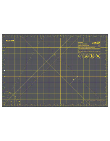 Olfa OLFA RM-CG-01/GRY - 12x18 Double-Sided Rotary Mat (Grey)