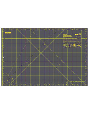 Olfa OLFA RM-CG-01/GRY - Tapis de coupe rotatif à double face 12x18 (gris)