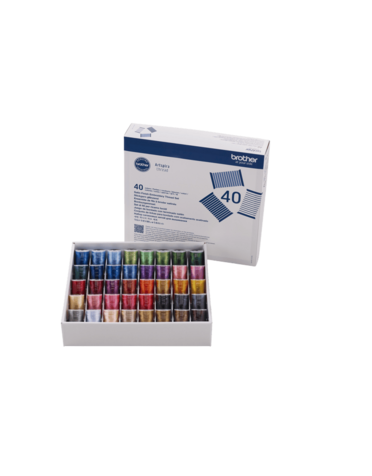 Brother Brother SA740IT 40-Colour Satin Finish Embroidery Thread Set