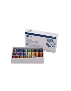 Brother Brother SA741IT 22-Colour Satin Finish Embroidery Thread Set