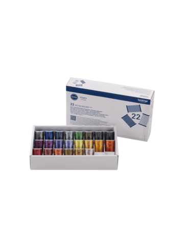 Brother Brother SA741IT 22-Colour Satin Finish Embroidery Thread Set