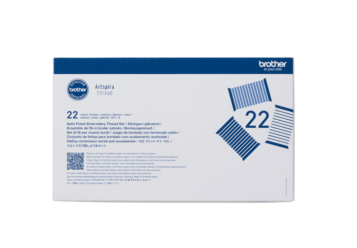 Brother Brother SA741IT 22-Colour Satin Finish Embroidery Thread Set