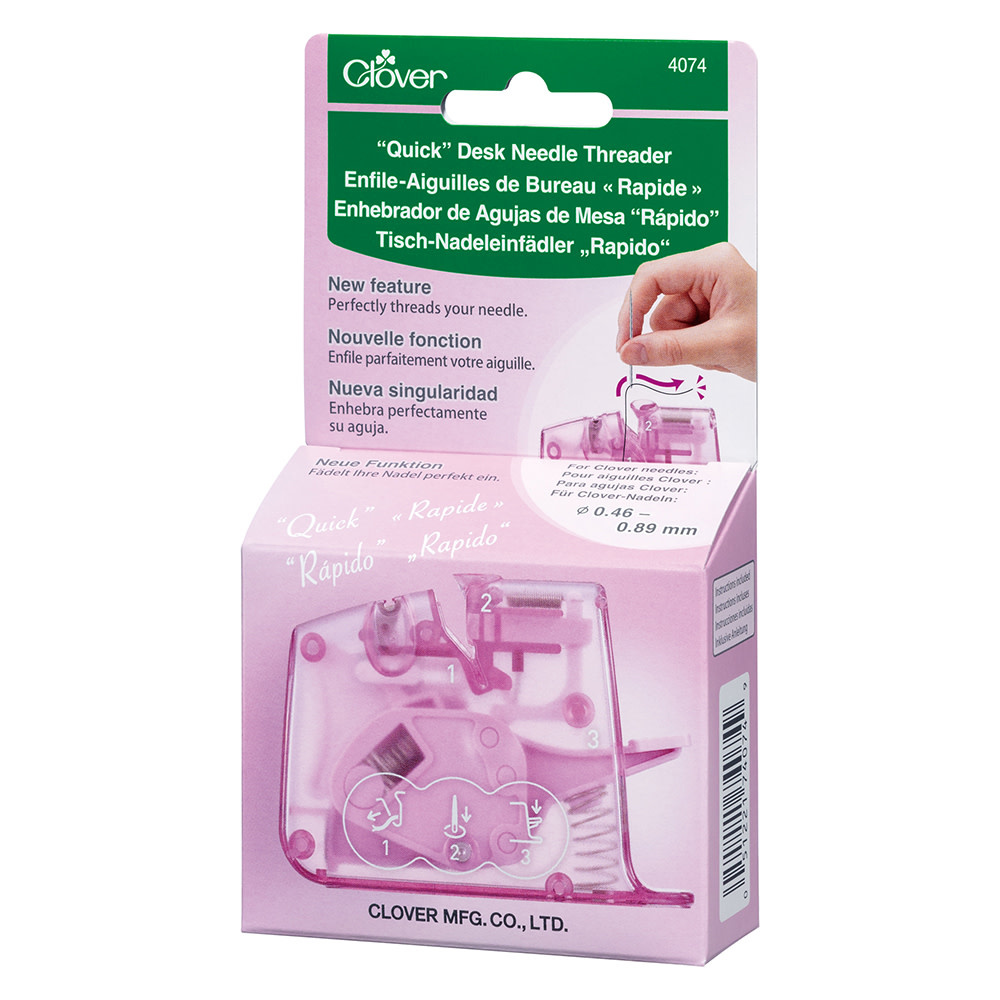 Clover CLOVER 4074 - Enfileur d'aiguille “rapide” de bureau