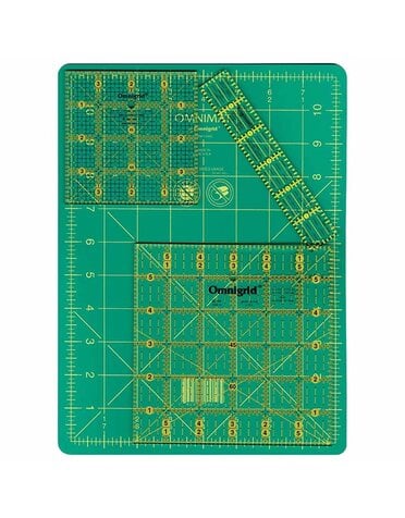 Omnigrid Trousse de voyage OMNIGRID (Règle, règle avec grille, règle avec angles et tapis)