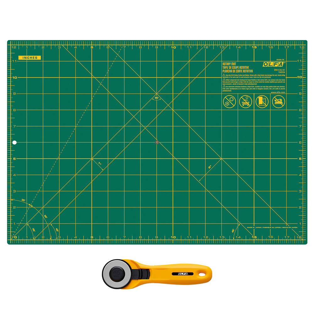 Olfa OLFA RTY-2CYEL/ST-01 - Fabric Cutting Kit