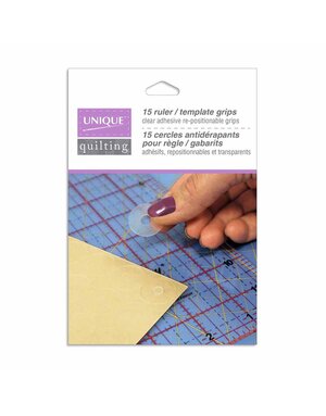 Unique UNIQUE QUILTING Ruler / Template Grips - 15 pcs.