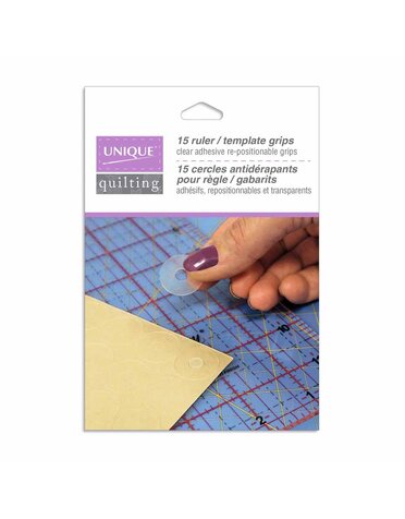 Unique UNIQUE QUILTING Ruler / Template Grips - 15 pcs.