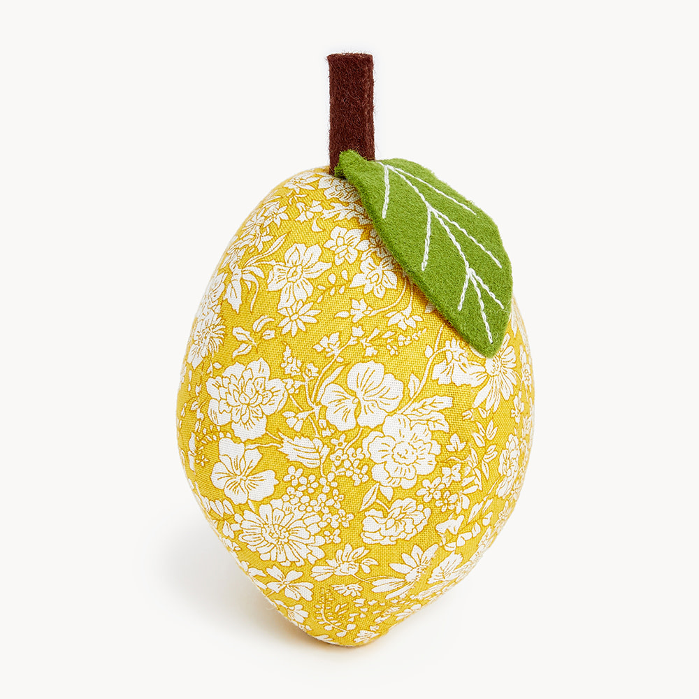 Liberty LIBERTY Lemon Pin Cushion - Emily Belle Sunshine Yellow