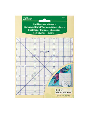 Clover CLOVER Carré pour ourler à chaud (15,24cm x 15,24cm) (6 x 6)