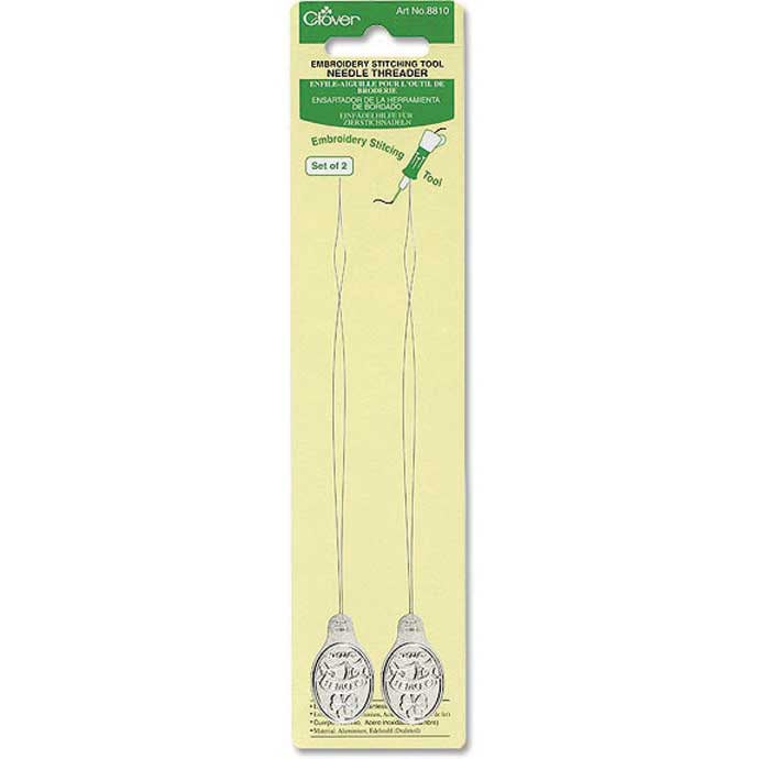 Clover CLOVER 8810 - Enfileur d'aiguille pour outil à point de broderie - 2mcx.