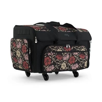 Everything Mary Valise XXL motif floral rouge (Sewing Machine Tote Red Floral) précommande