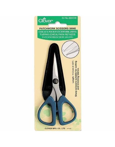 Clover CLOVER 493CW - Ciseaux pour patchwork mini - 41⁄2″ (11.4cm)