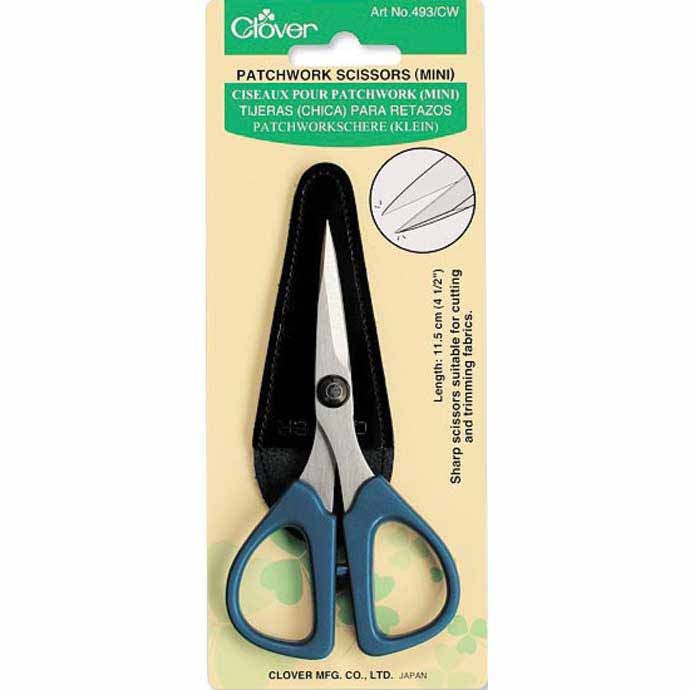 Clover CLOVER 493CW - Ciseaux pour patchwork mini - 41⁄2″ (11.4cm)
