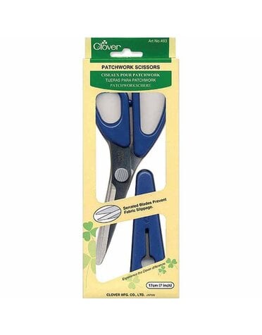 Clover CLOVER 493 - Ciseaux pour patchwork moyen - 63⁄4″ (17.1cm)