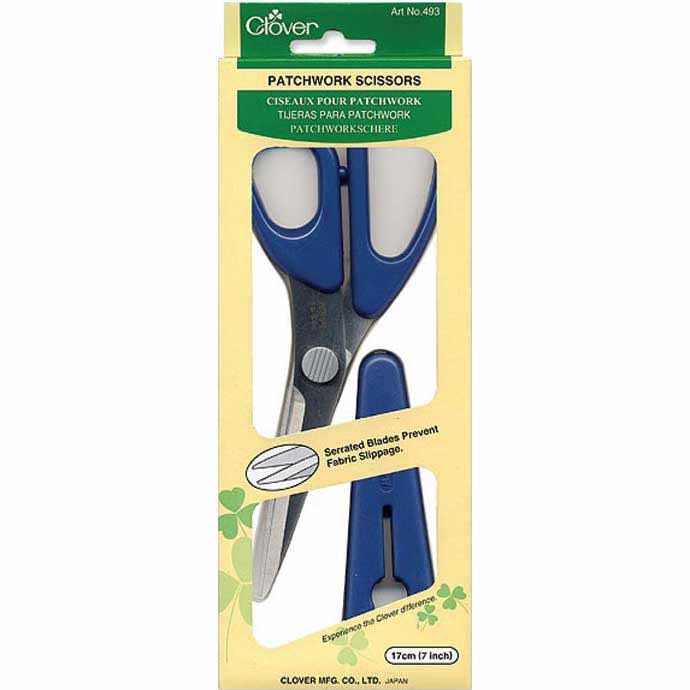 Clover CLOVER 493 - Ciseaux pour patchwork moyen - 63⁄4″ (17.1cm)