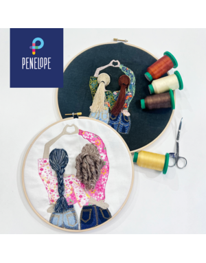 Jump-Thread technique – 3D Hair Embroidery