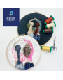 Jump-Thread technique – 3D Hair Embroidery
