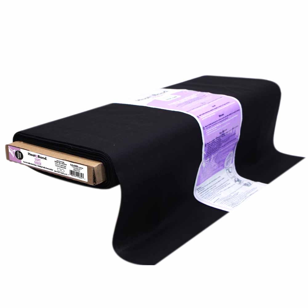 HeatnBond HEATNBOND Woven Fusible Interfacing - Soft Black - 55.8cm x 22.8m (22″ x 25yds)