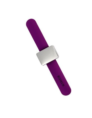 Bohin France BOHIN Bracelet-coussin d'épingles magnétique - pourpre - sous bulle