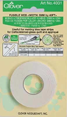 Clover Needlecraft Inc. Clover fusible web 5mm,  rouleau de 40 pieds