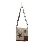 Myra Bags S-0898 Leather Star Crossbody
