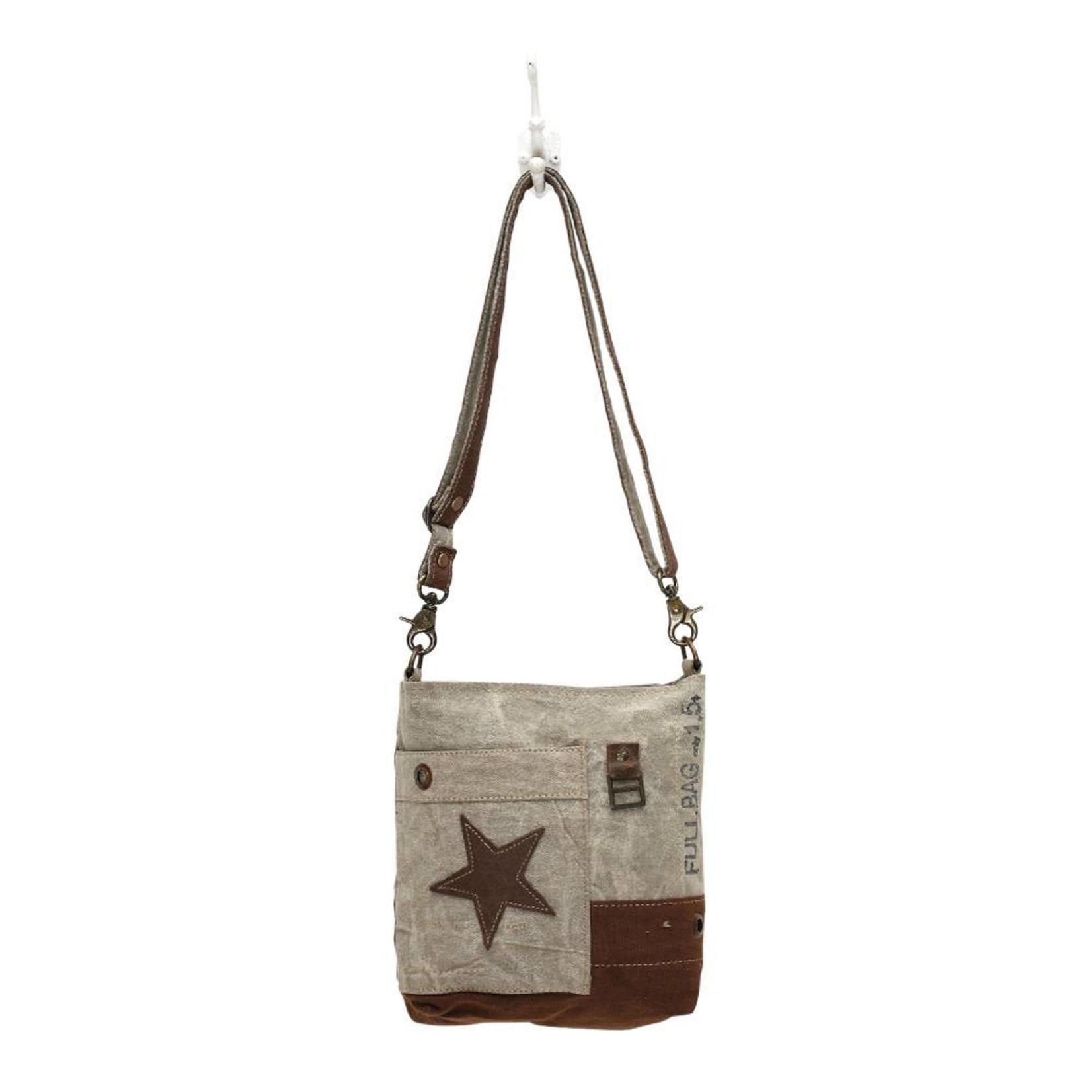 Myra Bags S-0898 Leather Star Crossbody