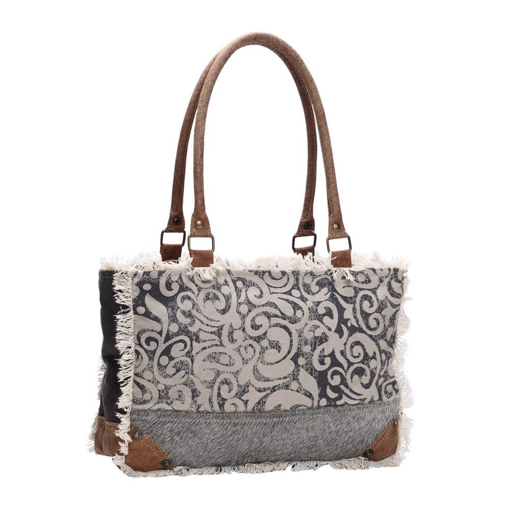Myra Bags S-1151 Leaf Print Bag