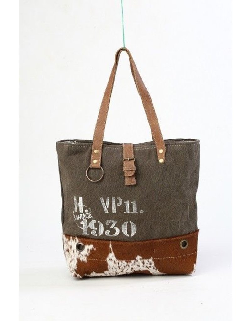 Myra Bags S 1193 Vintage 1930 Canvas Tote