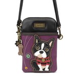 Chala Cell Phone Crossbody - Boston Terrier