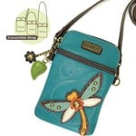 Chala Cell Phone Crossbody - Dragonfly Turquoise