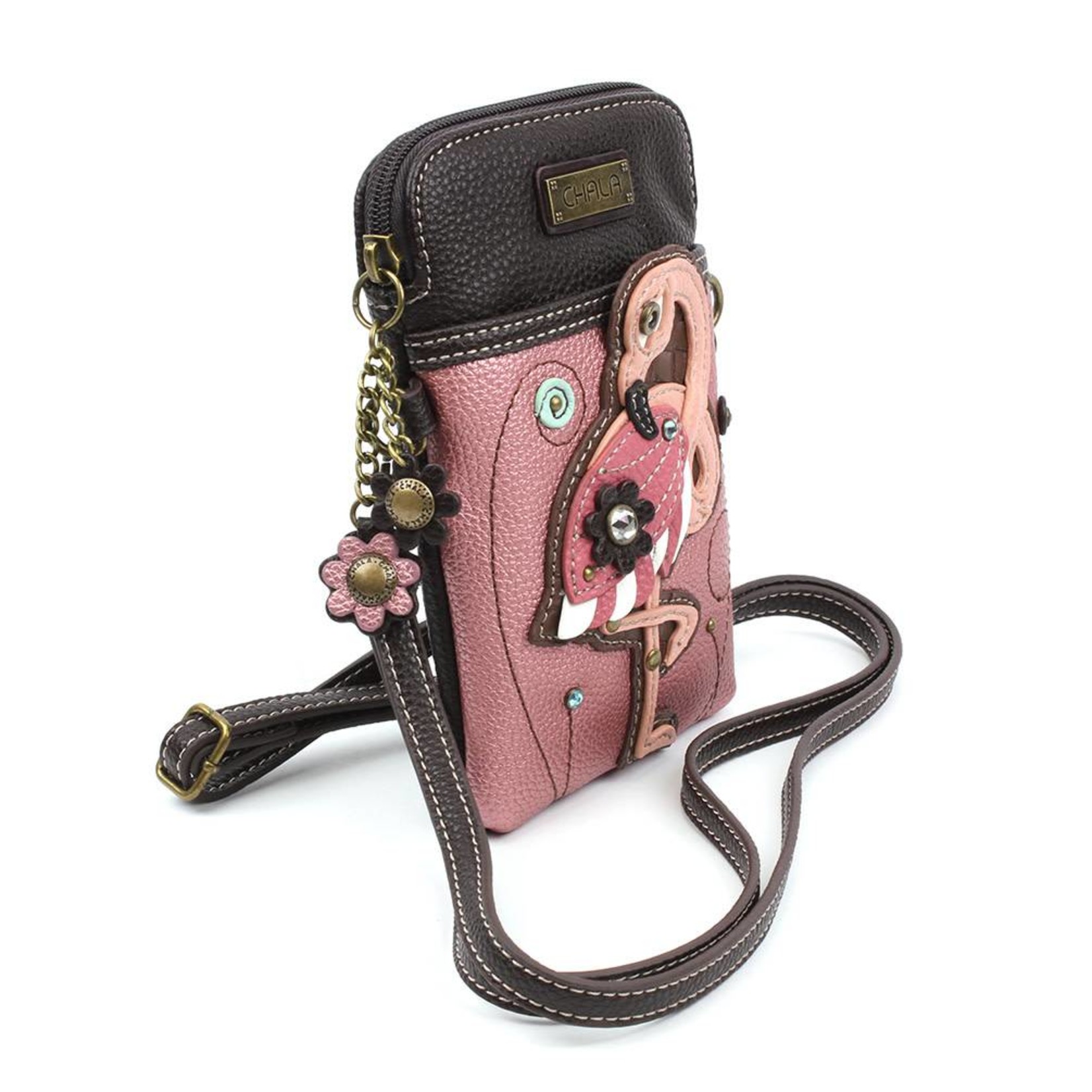 Chala Cell Phone Crossbody - Flamingo