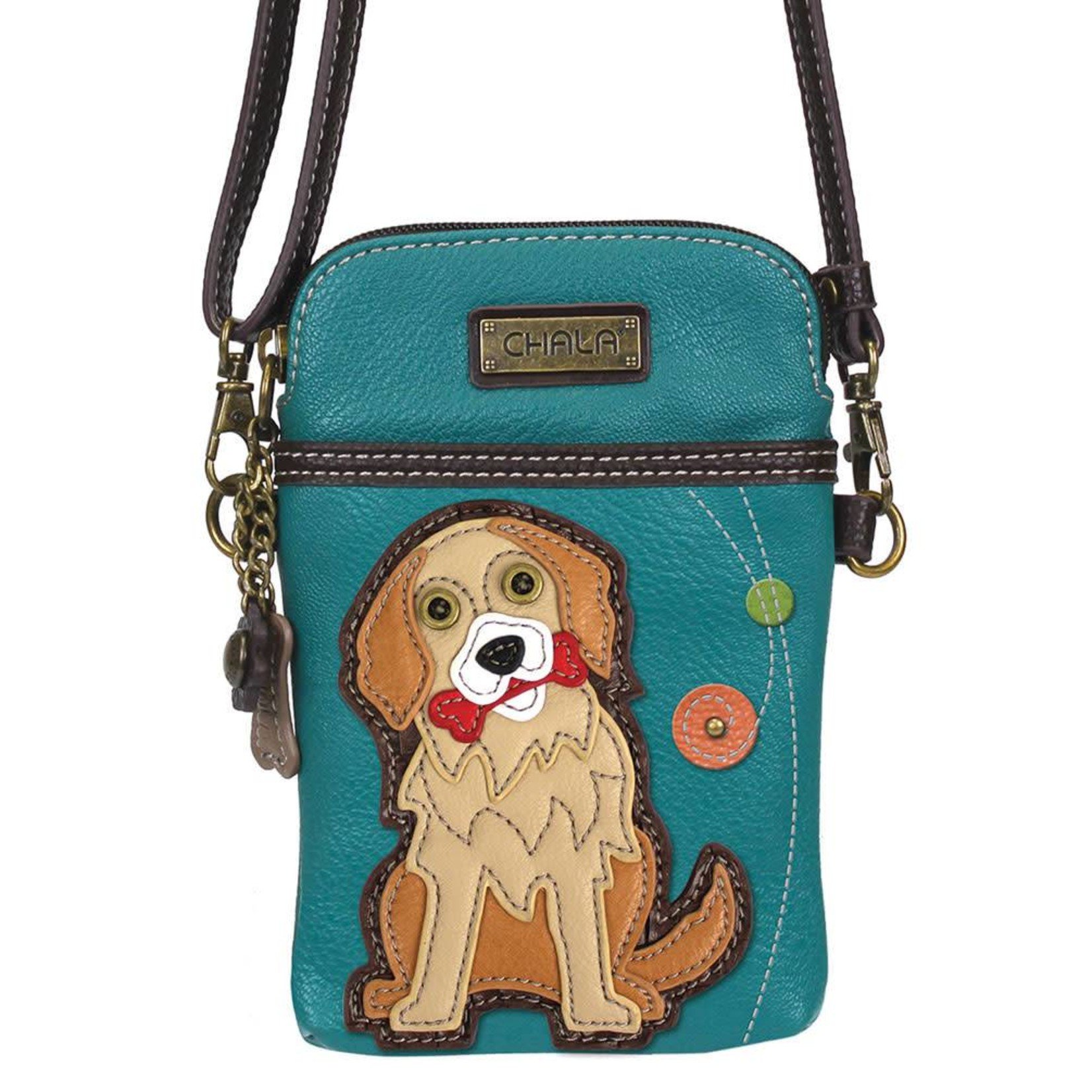 Chala Cell Phone Crossbody Golden Retriever