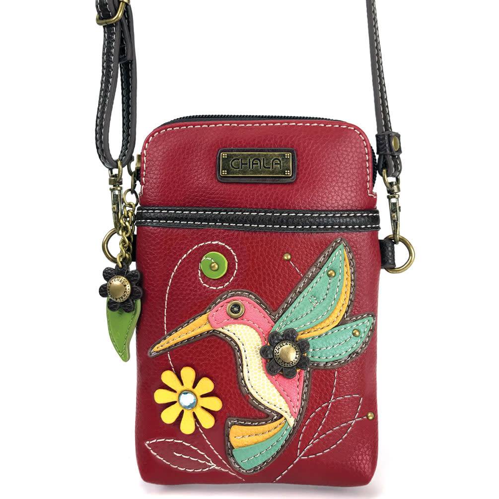 chala crossbody cell phone purse - women pu leather multicolor