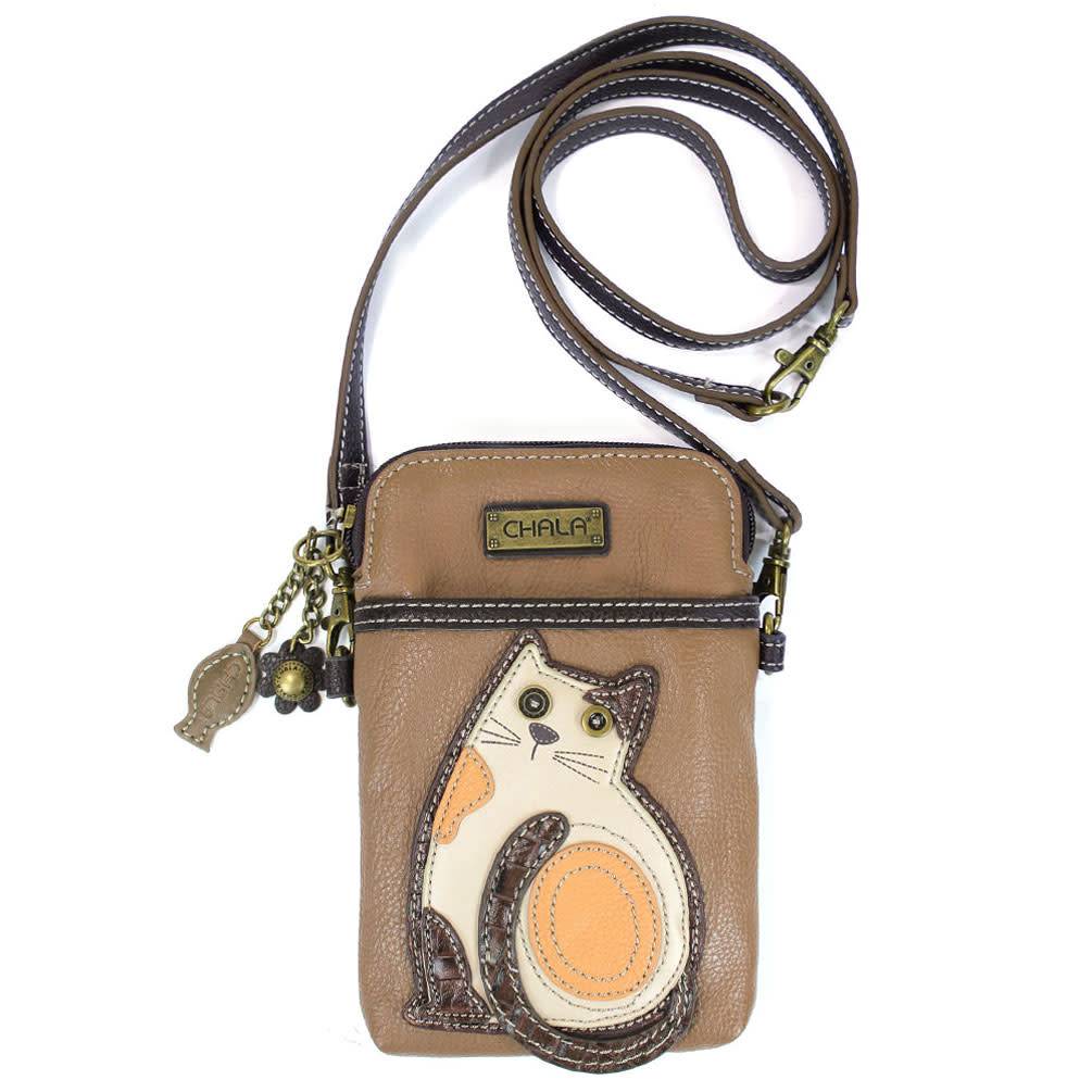 Chala Cell Phone Crossbody LaZzy Cat