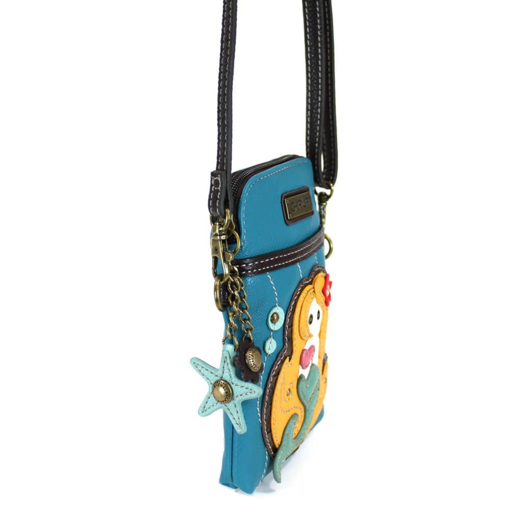Chala New Style Mermaid Crossbody Cellphone Purse - Light Blue